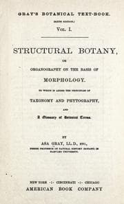 Tapa de Structural botany