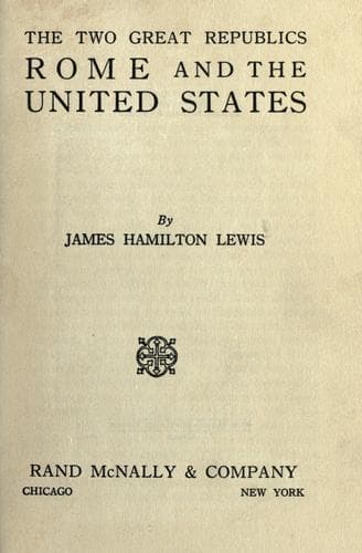 Tapa de The two great republics
