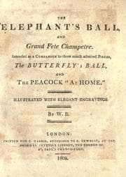 Tapa de The elephant's ball, and grand fete champetre