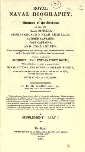 Tapa de Royal naval biography
