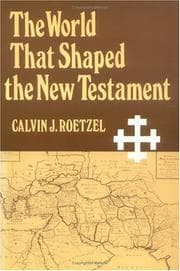 Tapa de The world that shaped the New Testament
