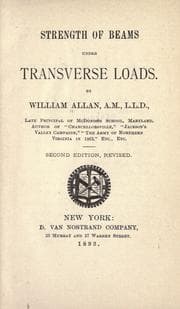 Tapa de Strength of beams under transverse loads