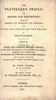 Tapa de The traveller's oracle, or, Maxims for locomotion