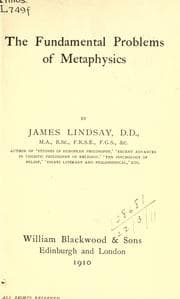 Tapa de The fundamental problems of metaphysics