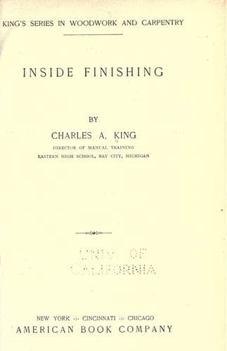 Tapa de Inside finishing