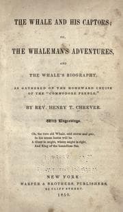 Tapa de The whale and his captors; or, The whaleman's adventures