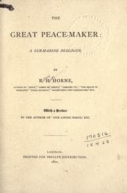 Tapa de The great peace-maker
