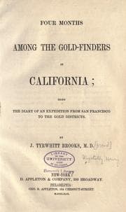 Tapa de Four months among the gold-finders in California