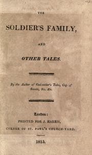 Tapa de The soldier's family, and other tales