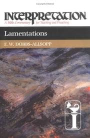 Tapa de Lamentations (Interpretation, a Bible Commentary for Teaching and Preaching)