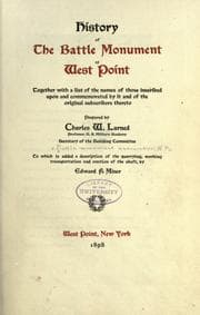 Tapa de History of the Battle Monument at West Point