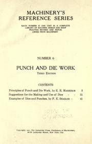 Tapa de Punch and die work