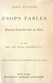Tapa de Three hundred Aesop's fables