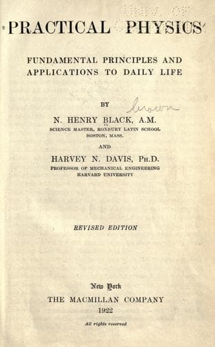 Tapa de Practical physics
