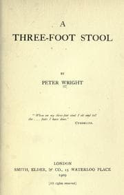 Tapa de A three-foot stool