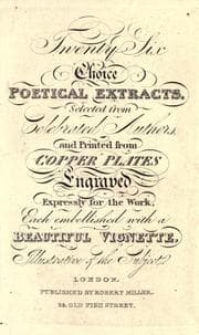 Tapa de Twenty six choice poetical extracts