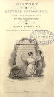 Tapa de History of natural philosophy from the earliest periods to the present time