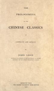 Tapa de The prologomena to the Chinese classics of Confucius and Mencius