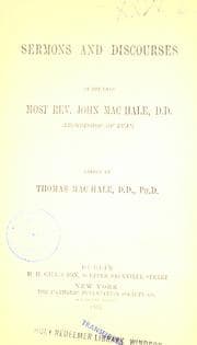 Tapa de Sermons and discourses