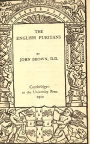 Tapa de The English Puritans