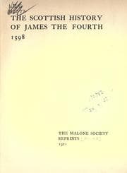 Tapa de The Scottish history of James the Fourth, 1598
