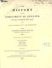 Tapa de The history of the Parliament of England, which began November the third, 1640