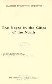 Tapa de The Negro in the cities of the North