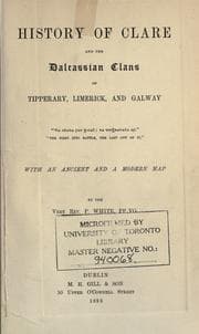 Tapa de History of Clare and the Dalcassian clans of Tipperary Limerick, and Galway