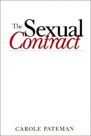 Tapa de The sexual contract