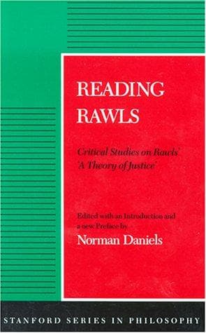 Tapa de Reading Rawls