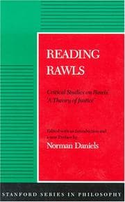 Tapa de Reading Rawls