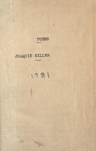 Tapa de Poems