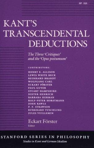 Tapa de Kant's transcendental deductions