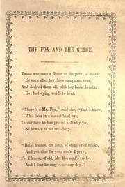 Tapa de The fox and the geese; and The wonderful history of Henny-Penny