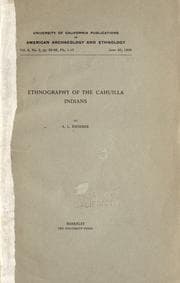 Tapa de Ethnography of the Cahuilla Indians