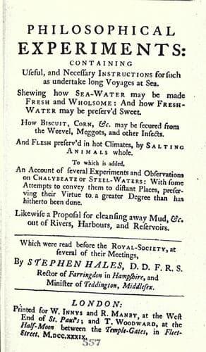 Tapa de Philosophical experiments: containing useful, and necessary instructions for such as undertake long voyages at sea