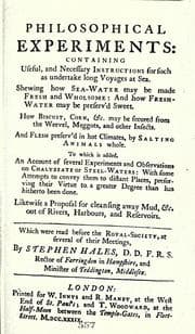 Tapa de Philosophical experiments: containing useful, and necessary instructions for such as undertake long voyages at sea