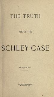 Tapa de The truth about the Schley case