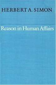 Tapa de Reason in Human Affairs (Harry Camp Lectures)