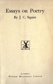 Tapa de Essays on poetry