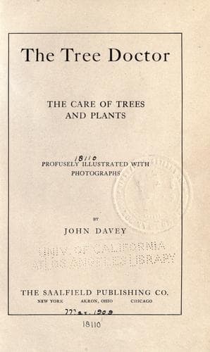 Tapa de The tree doctor