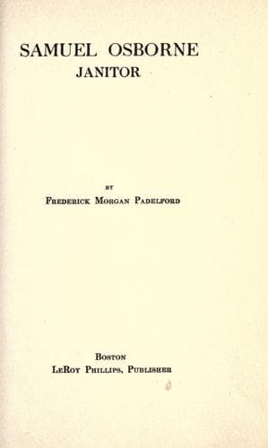 Tapa de Samuel Osborne, janitor