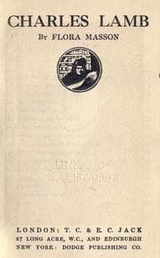 Tapa de Charles Lamb