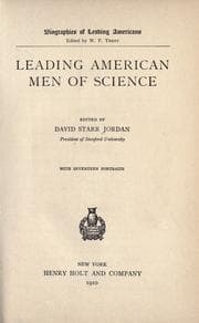 Tapa de Leading American men of science