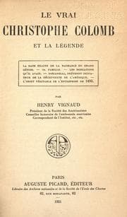 Tapa de Le vrai Christophe Colomb et la légende