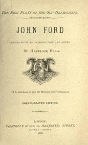 Tapa de John Ford; ed. with introduction and notes