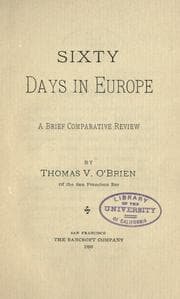 Tapa de Sixty days in Europe