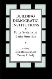 Tapa de Building Democratic Instutitions