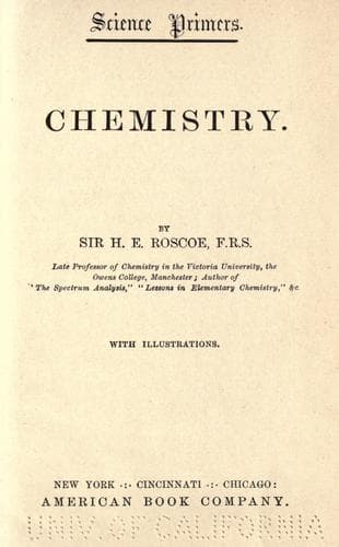 Tapa de Chemistry