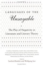 Tapa de Languages of the Unsayable